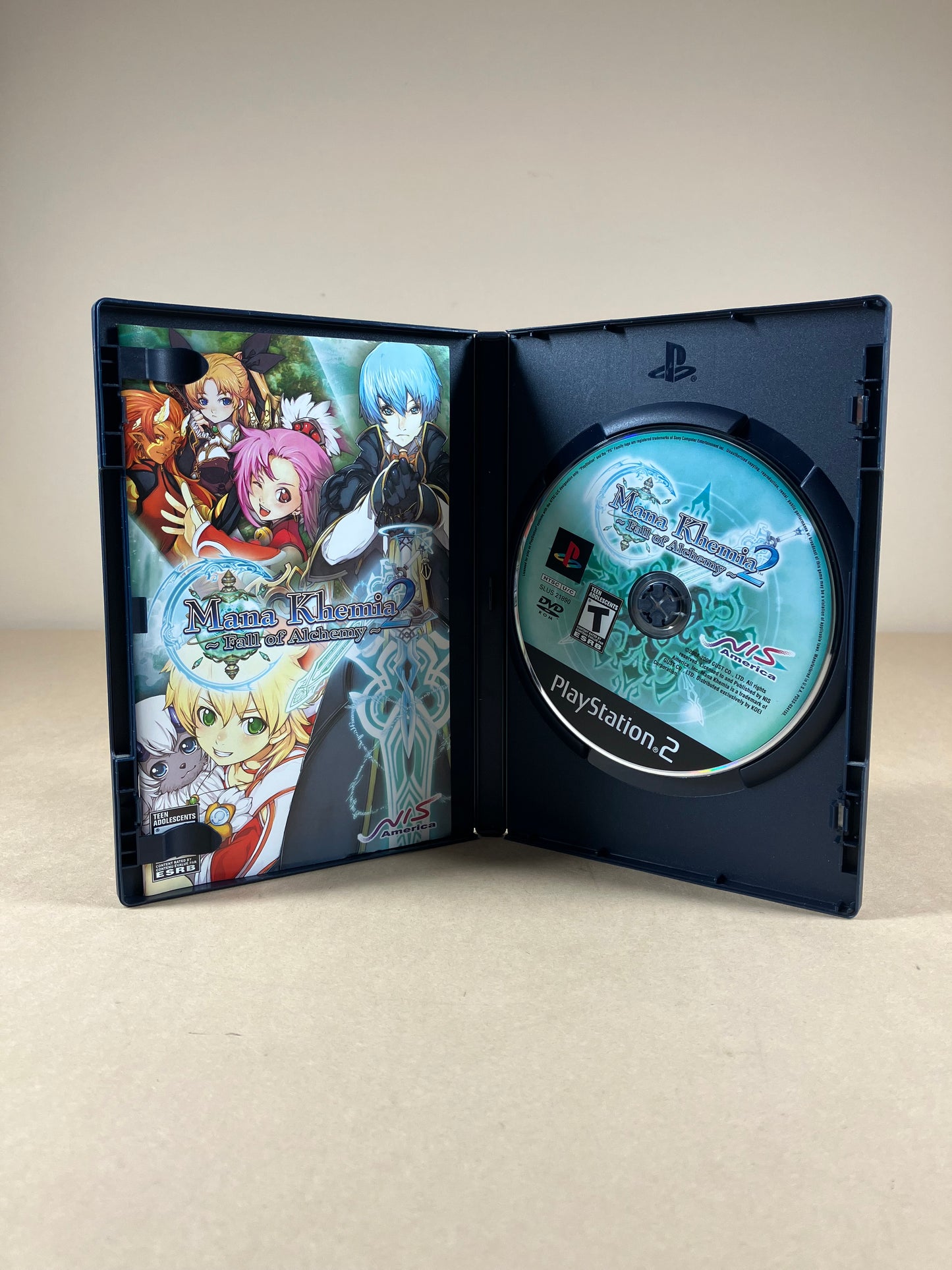 Mana Khemia 2: Fall of Alchemy (Sony PlayStation 2 PS2, 2009) Complete in Box