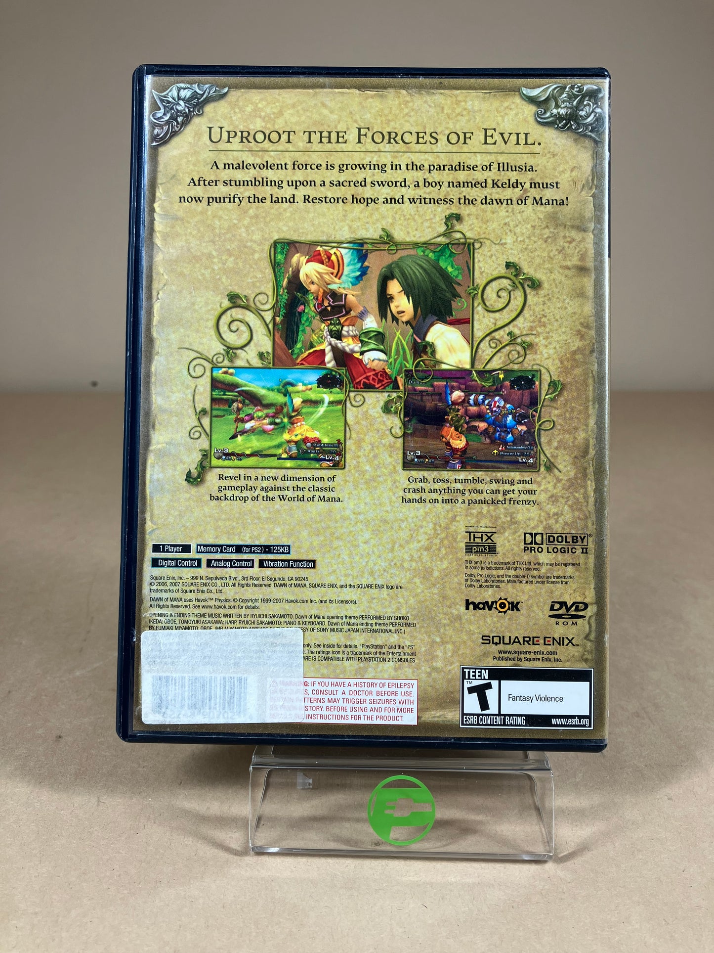 Dawn of Mana (Sony PlayStation 2 PS2, 2007) Complete In Box Reg Card