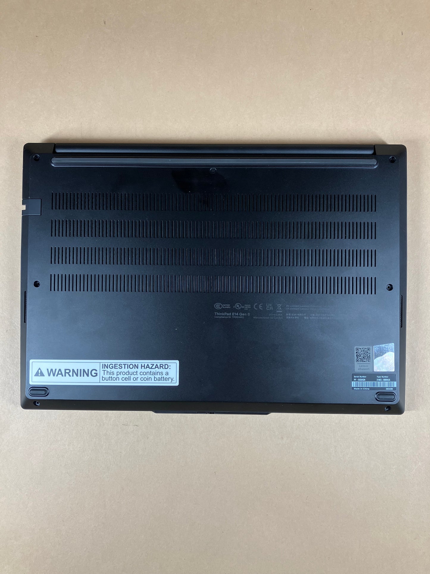 Lenovo ThinkPad E14 GEN 6 14" Ryzen 5 7535U 2.9GHz 16GB RAM 256GB SSD