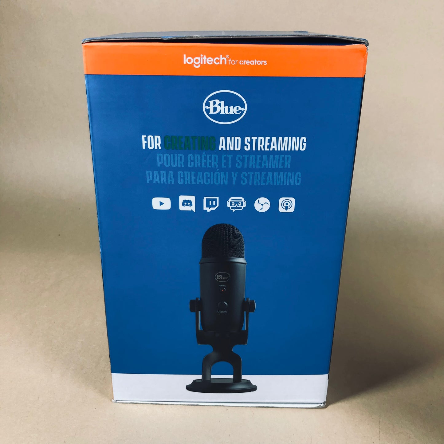 Logitech Blue Yeti Podcasting Streaming Microphone USB