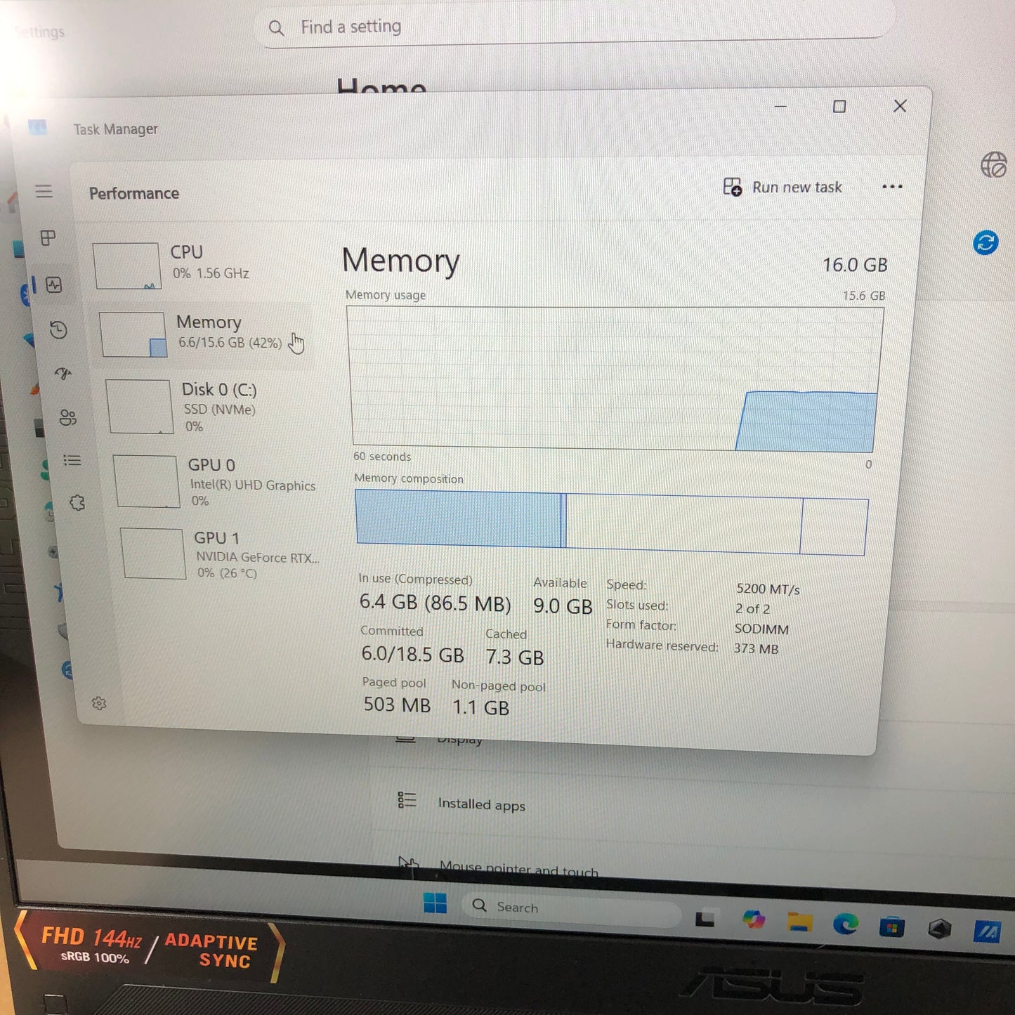 New Asus 15.6" i7-13620H 2.4GHz 16GB RAM 1TB SSD GeForce RTX 4060
