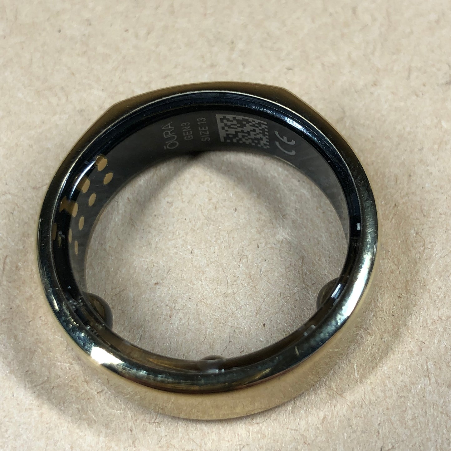Oura Ring Heritage Gold Gen 3 Size 13 Smart Ring