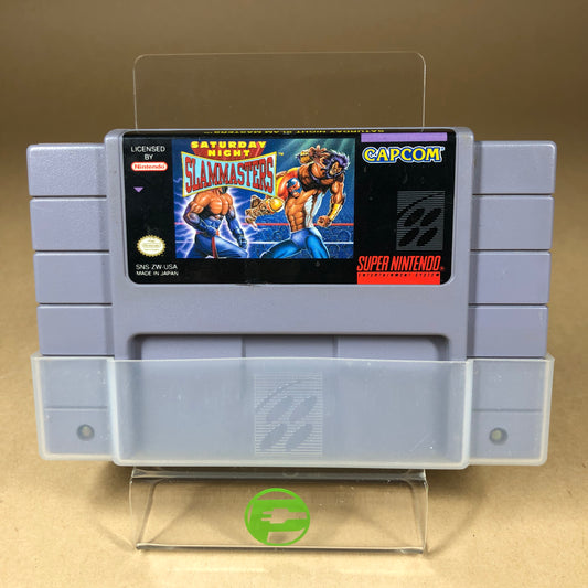 Saturday Night Slam Masters (Super Nintendo SNES, 1994) Cartridge Only