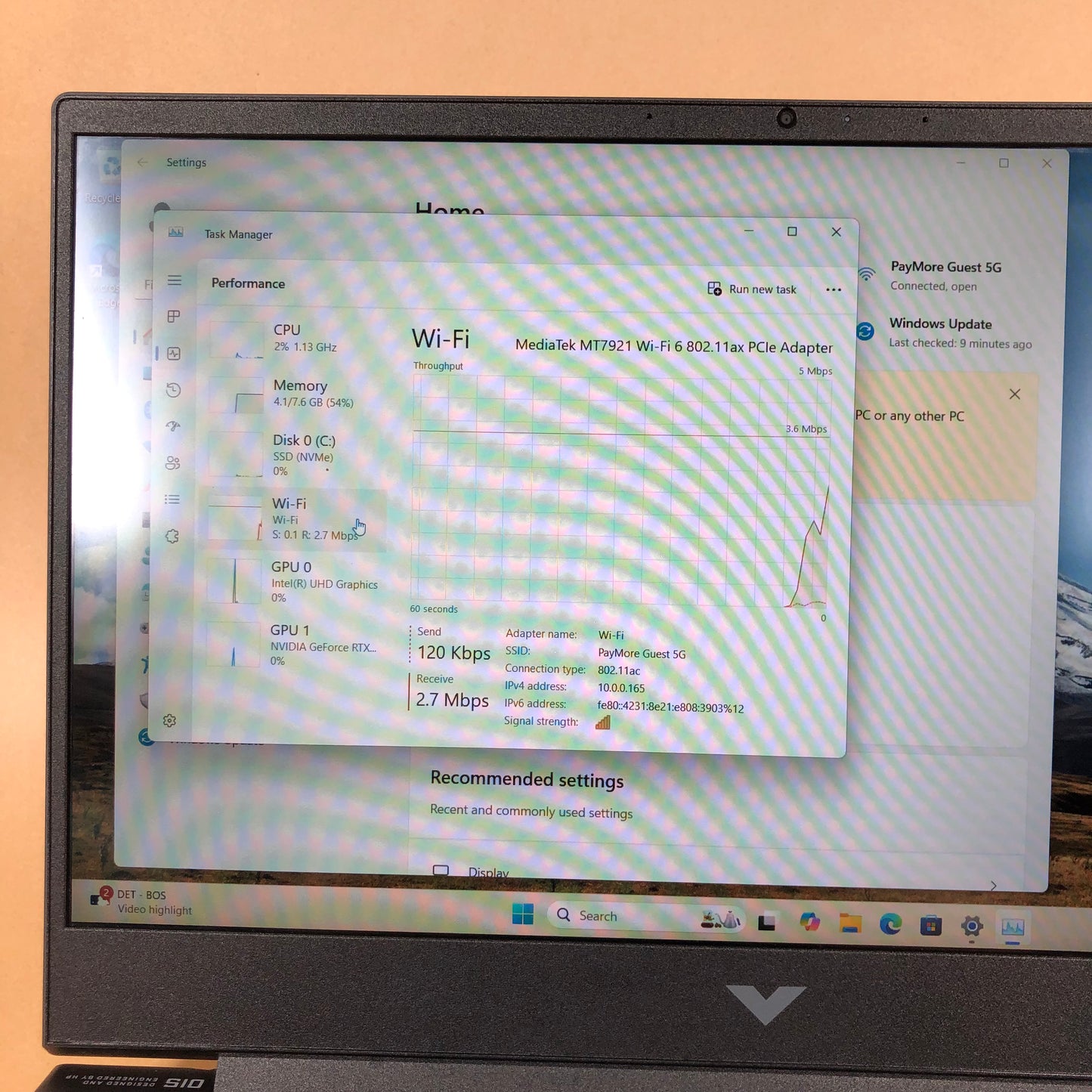 HP Victus 15-FA1030NR 15.6" i5-12450H 2.0GHz 8GB RAM 512GB SSD GeForce RTX 2050