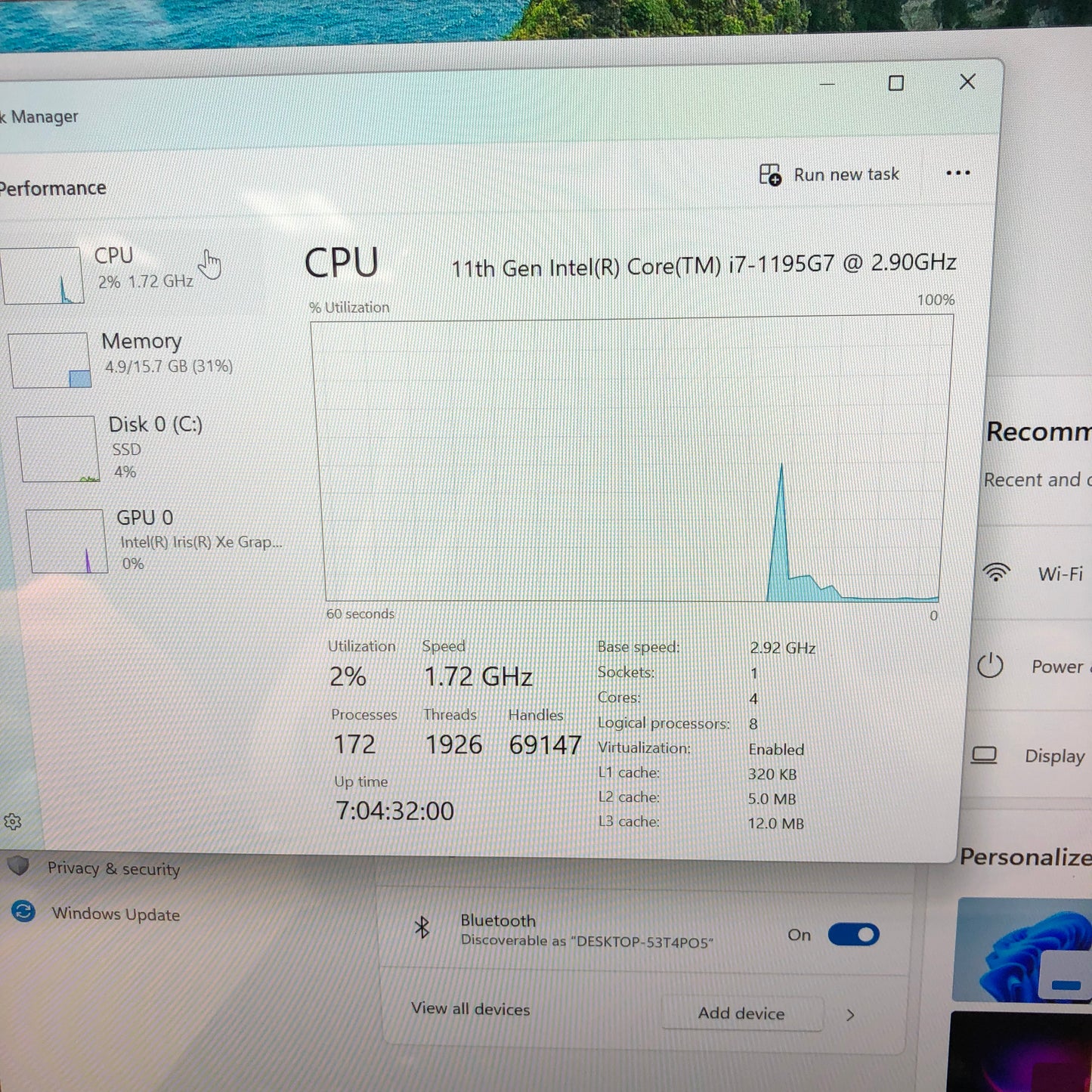 LG Gram 17Z95P 17" i7-1195G7 2.9GHz 16GB RAM 512GB SSD WIN 11 HOME
