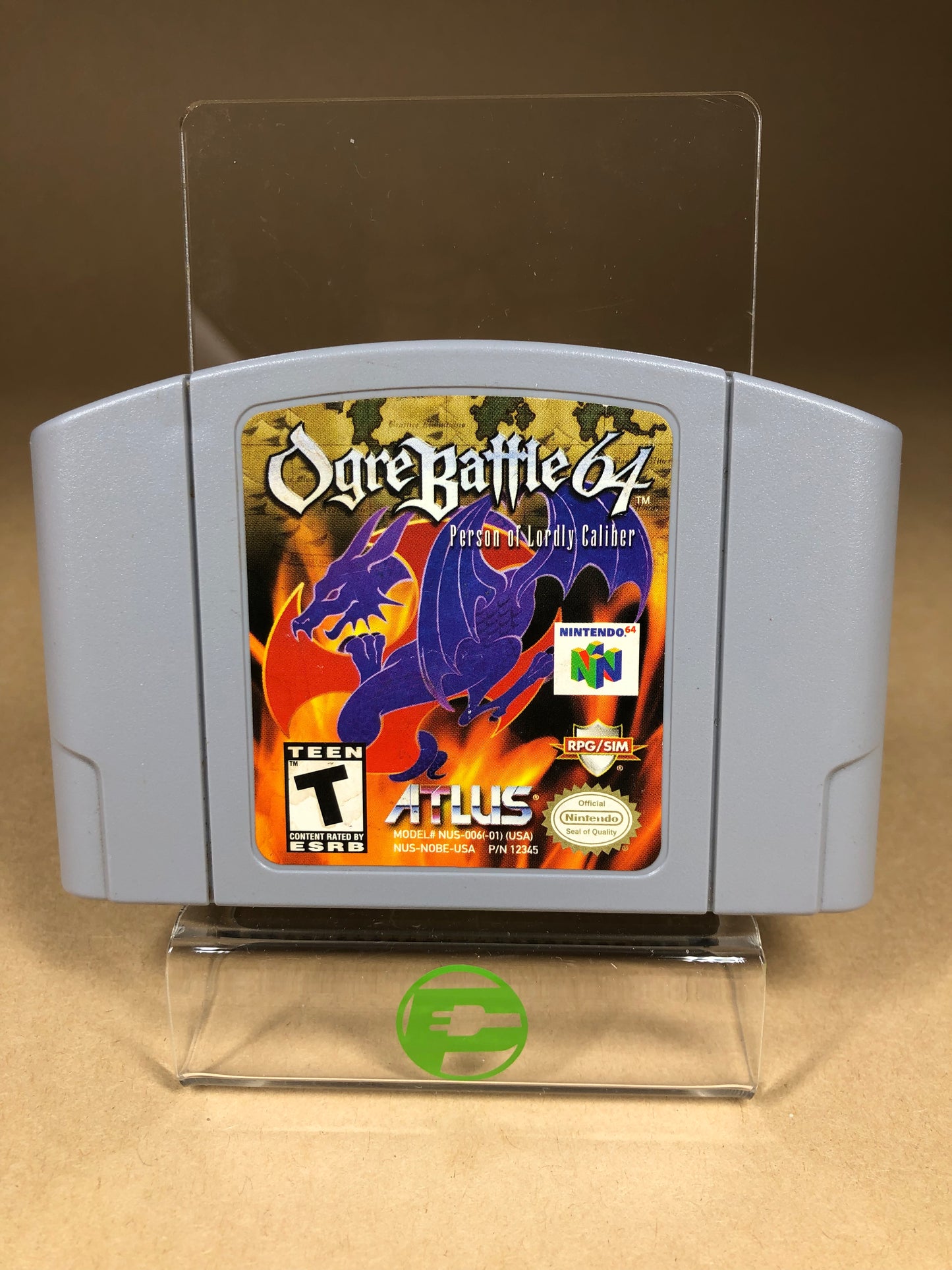 Ogre Battle 64: Person of Lordly Caliber (Nintendo 64 N64, 2000) Saves