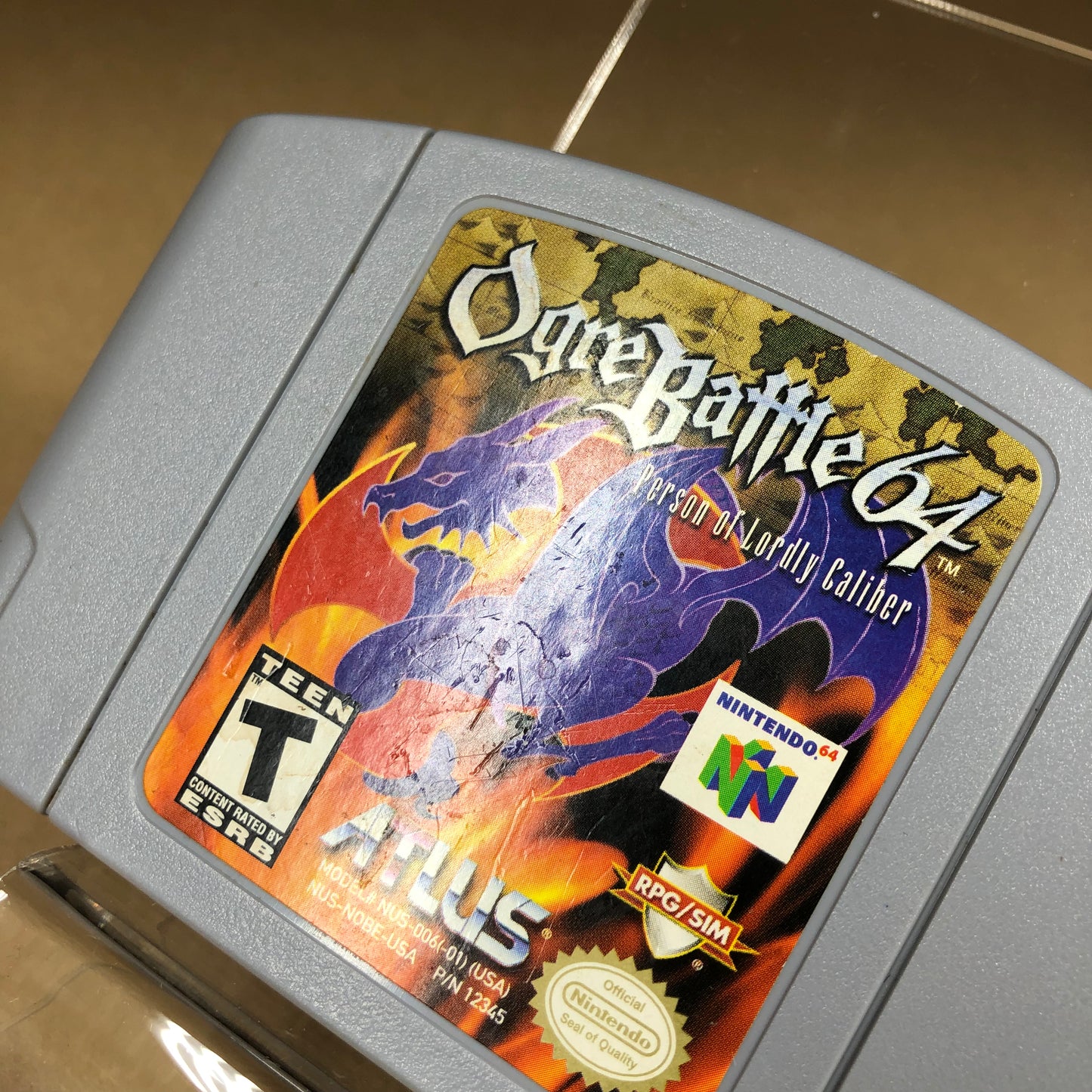 Ogre Battle 64: Person of Lordly Caliber (Nintendo 64 N64, 2000) Saves