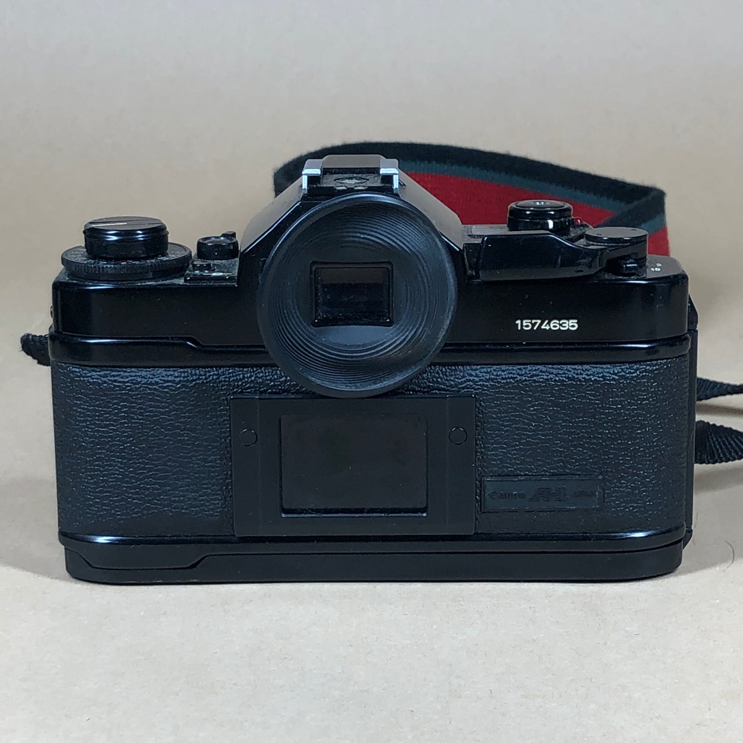 Canon A-1 Black 35mm Focal-Plane Shutter SLR Film Camera with 2 Lens