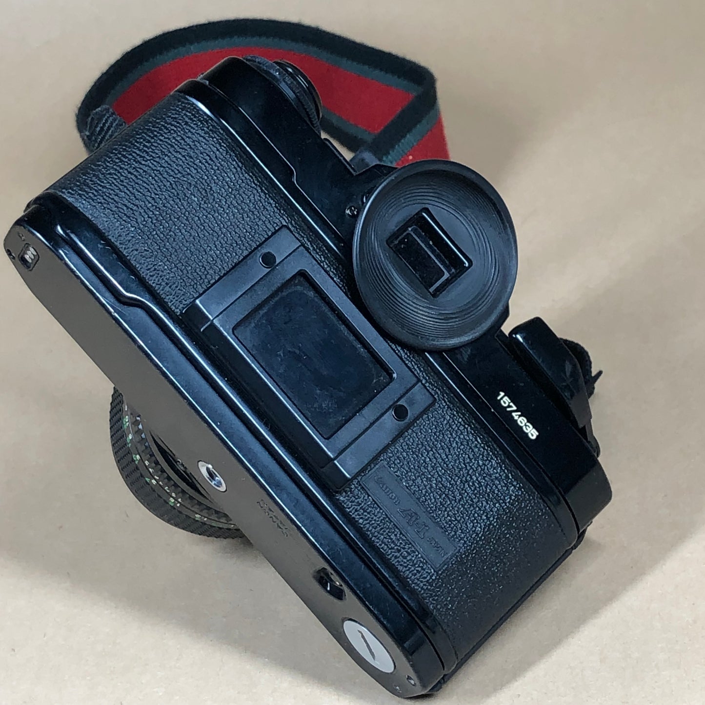 Canon A-1 Black 35mm Focal-Plane Shutter SLR Film Camera with 2 Lens
