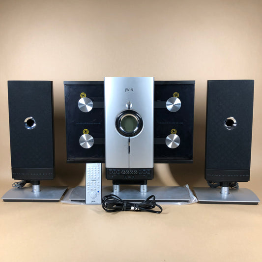 Vintage JWIN JX-CD8700 Vertical Position CD AM/FM Player with Speakers