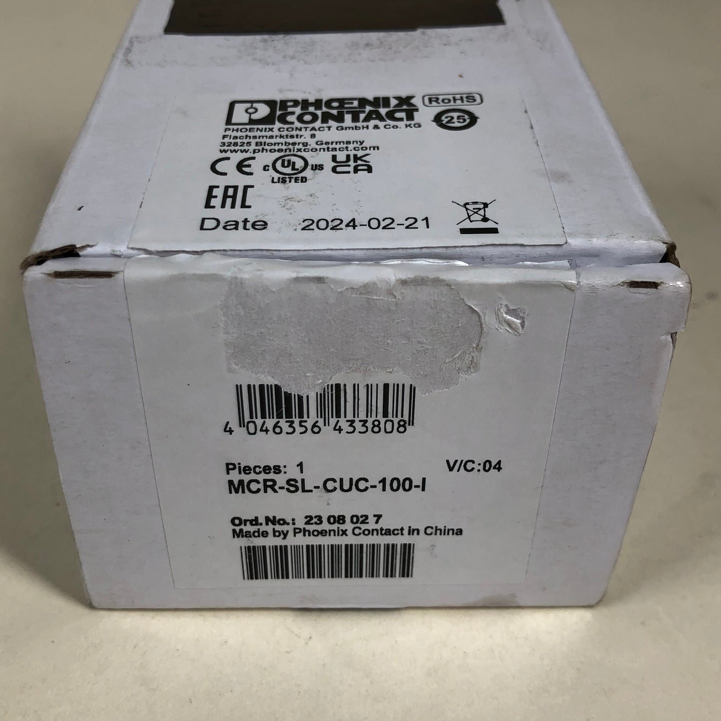 New Phoenix Contact Universal Current Transducer 2308027