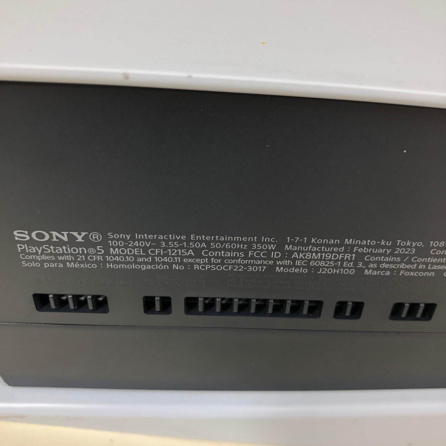 Sony PlayStation 5 Disc Edition PS5 825GB White Console Gaming System CFI-1215A