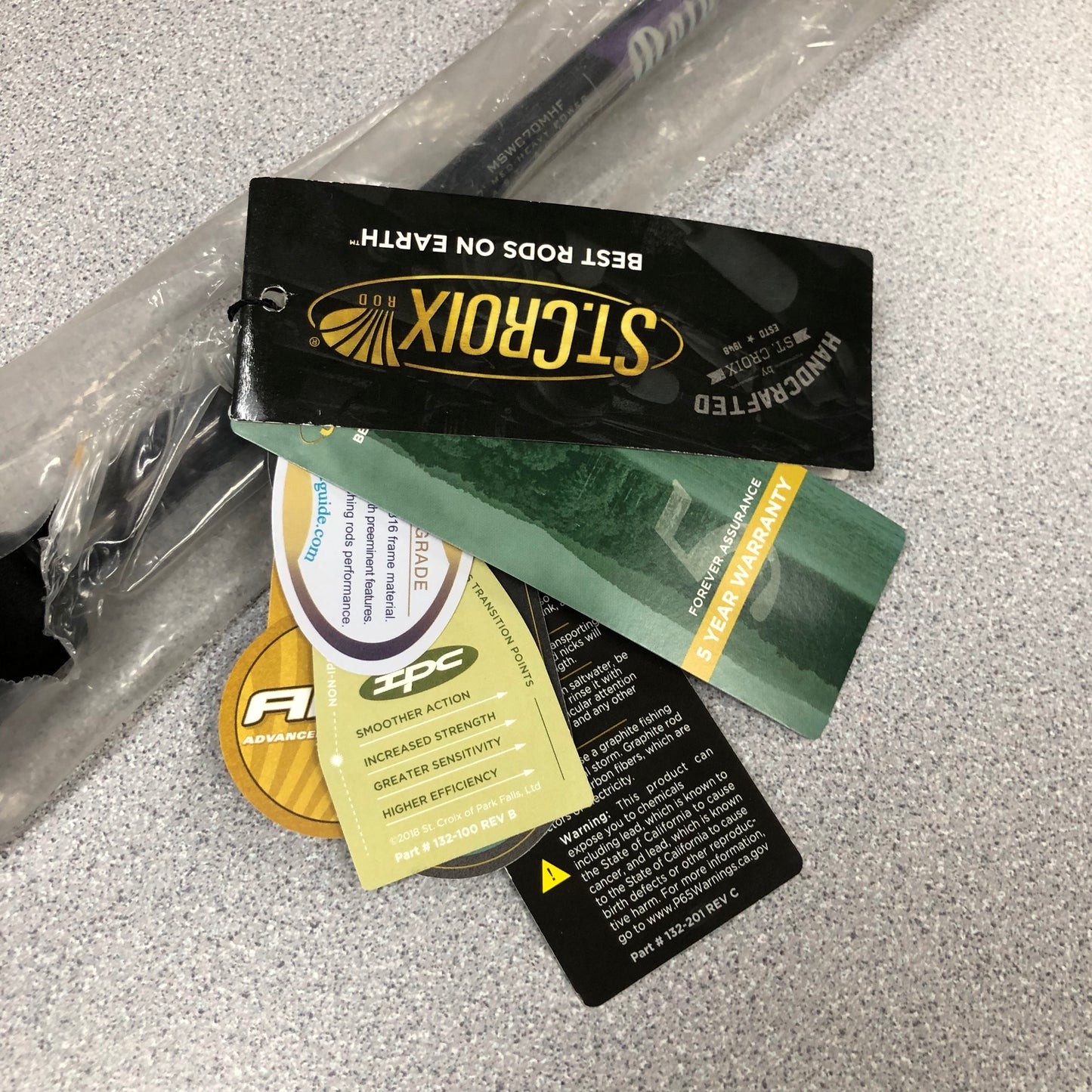 New St. Croix Mojo Salt MSWC70MHF 7' Medium Heavy Conventional Rod