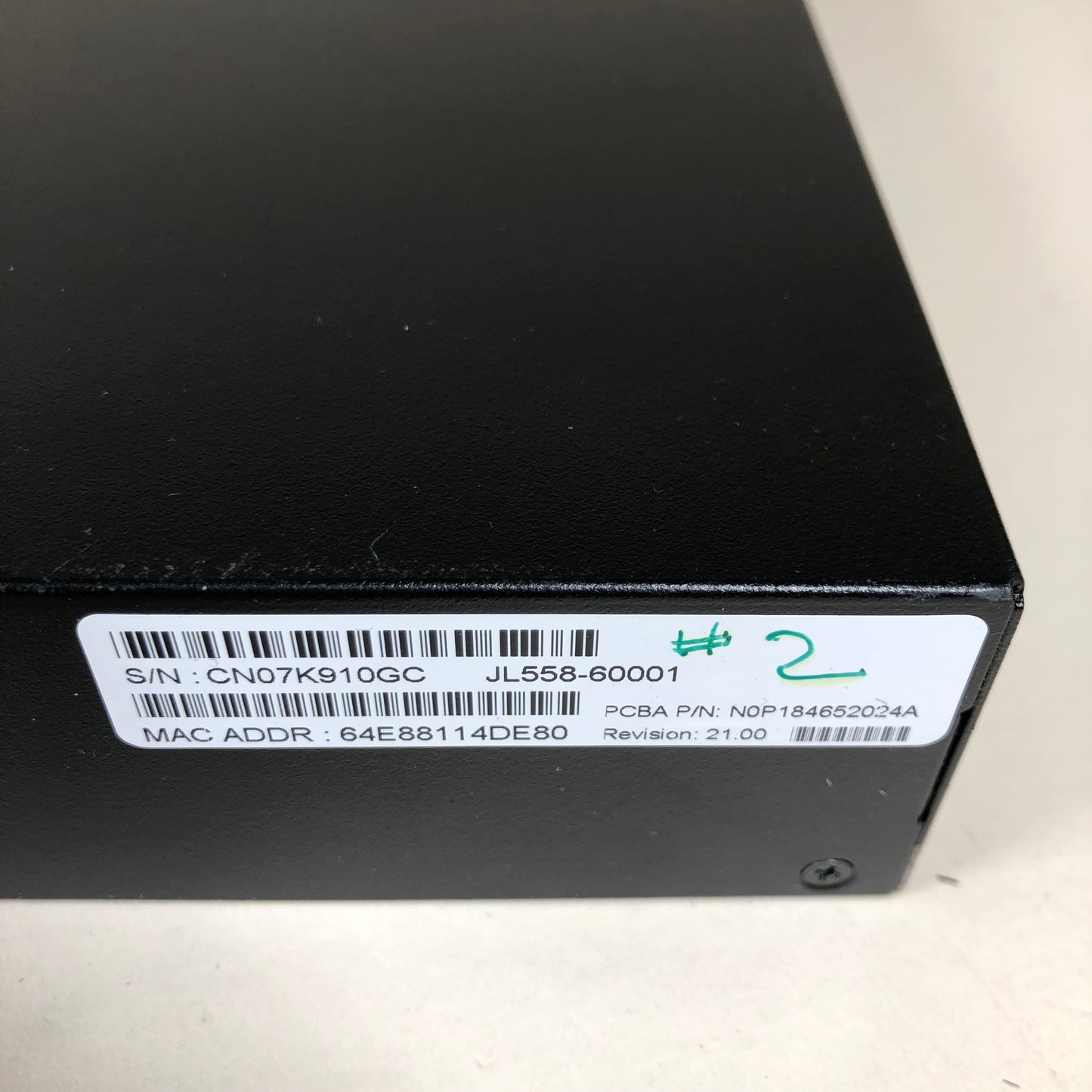 Aruba JL558A 2930F 48 Port Switch