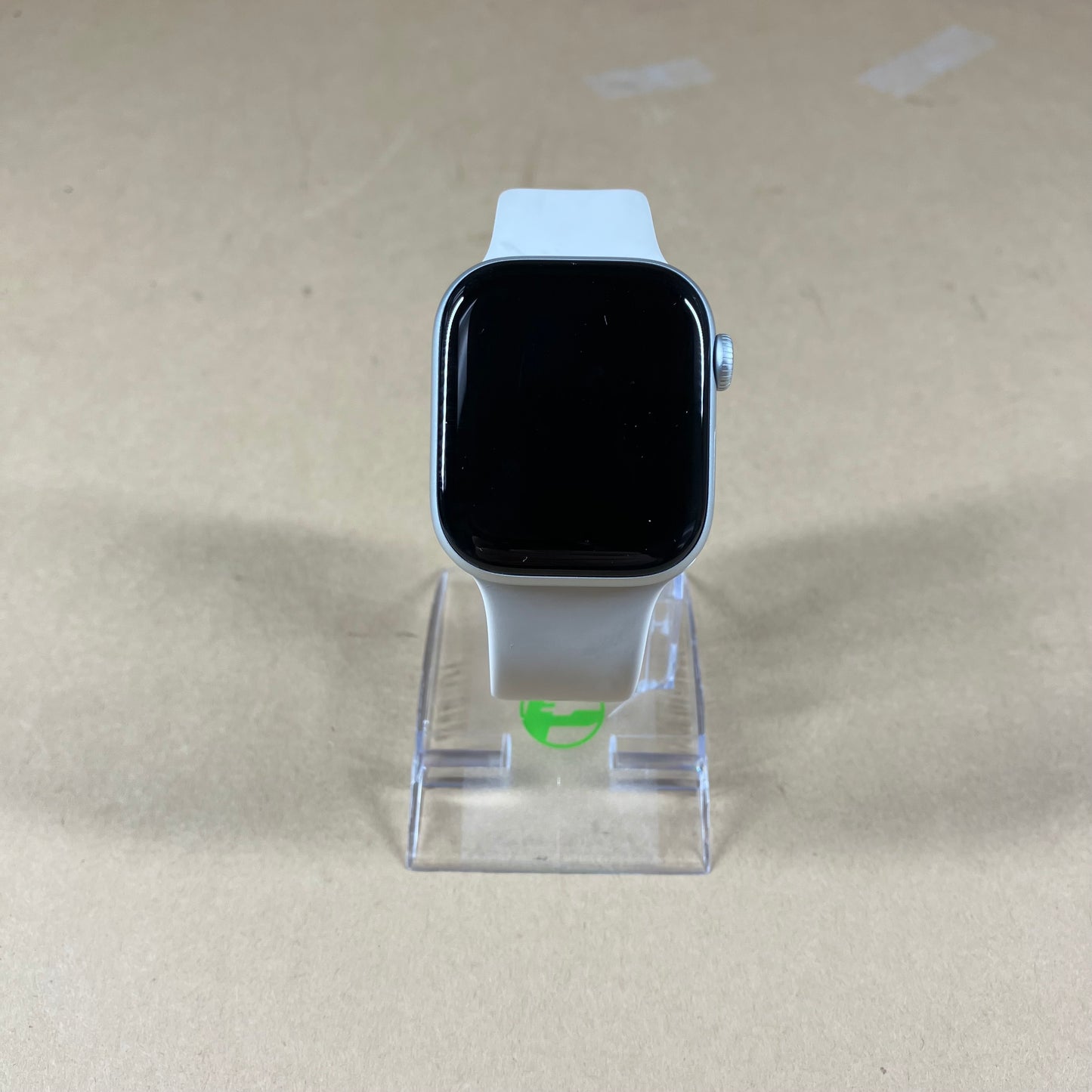 GPS Only Apple Watch Series 10 42MM Silver Aluminum White Sport Band A2997