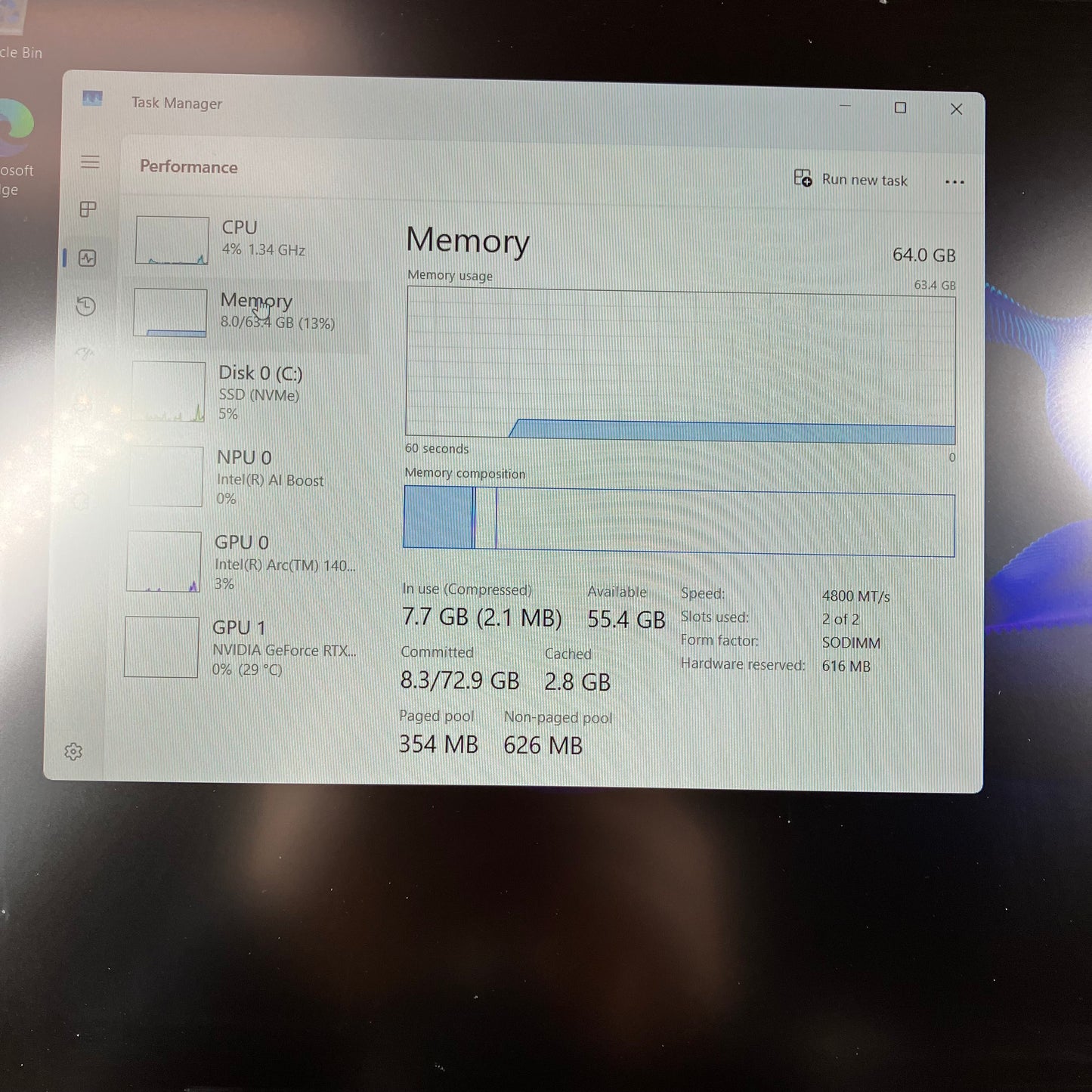 HP OMEN 16 Slim 16-AN0001NR 16" Ultra 7 255h 2.0GHz 64GB RAM 1TB SSD RTX 5060