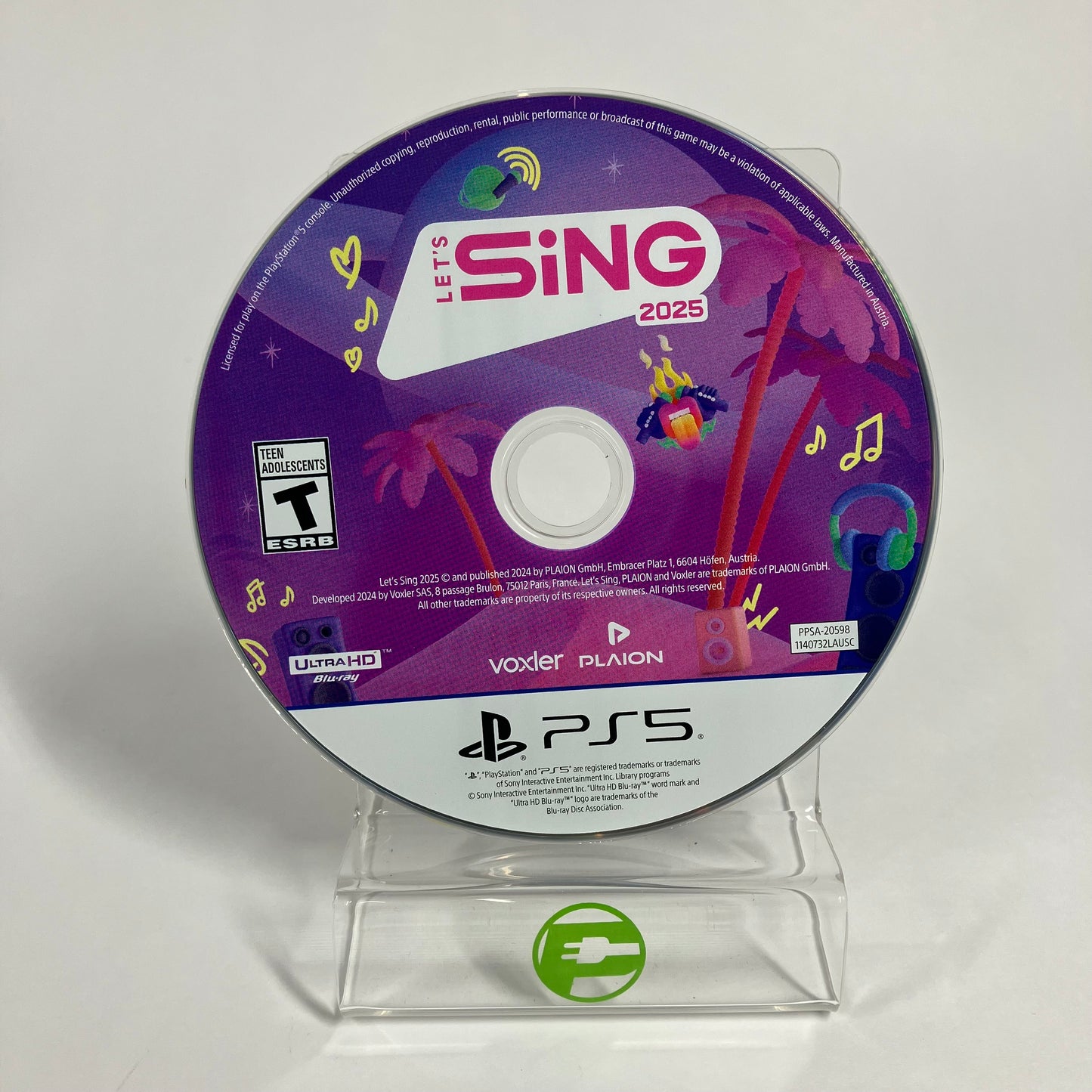 Sony PlayStation 5 PS5 Lets Sing Microphones Black