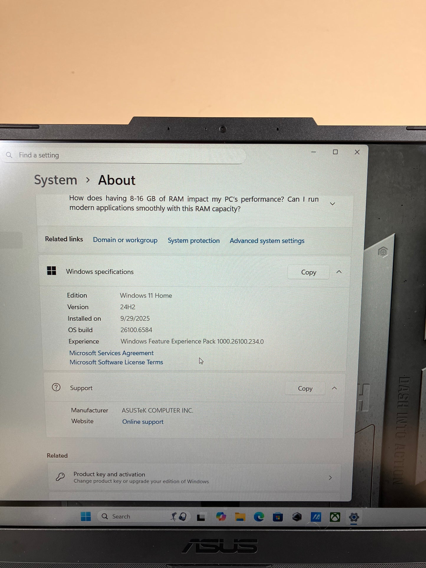 Asus Tuf Dash F15 FX1517ZR 15.6" i7-12650H 16GB RAM 512GB SSD GeForce RTX 3070
