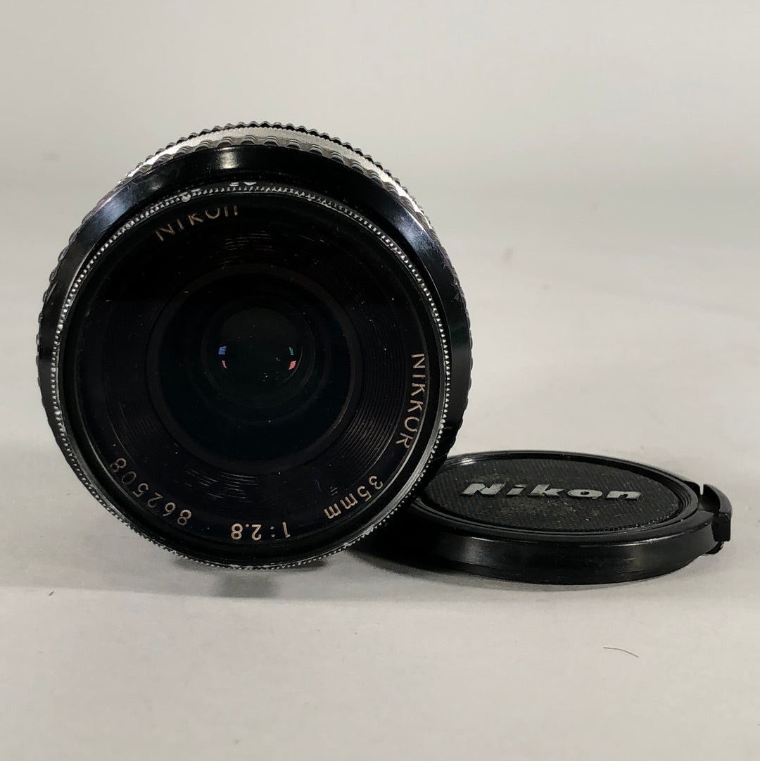 Nikon NIKKOR S 35mm Camera Lens f/2.8 W/ Filters