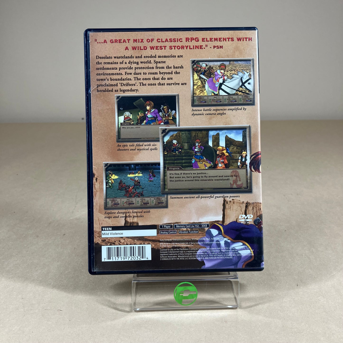 Wild Arms 3 (Sony PlayStation 2 PS2, 2002) Complete In Box