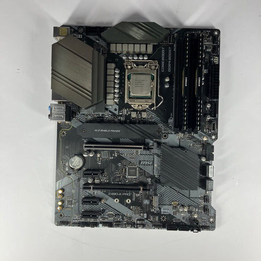 MSI Z490-A Pro Intel i9-10900KF 3.7GHz Motherboard Combo
