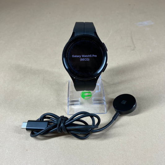WiFi Only Samsung Galaxy Watch5 Pro Aluminum Smartwatch SM-R920