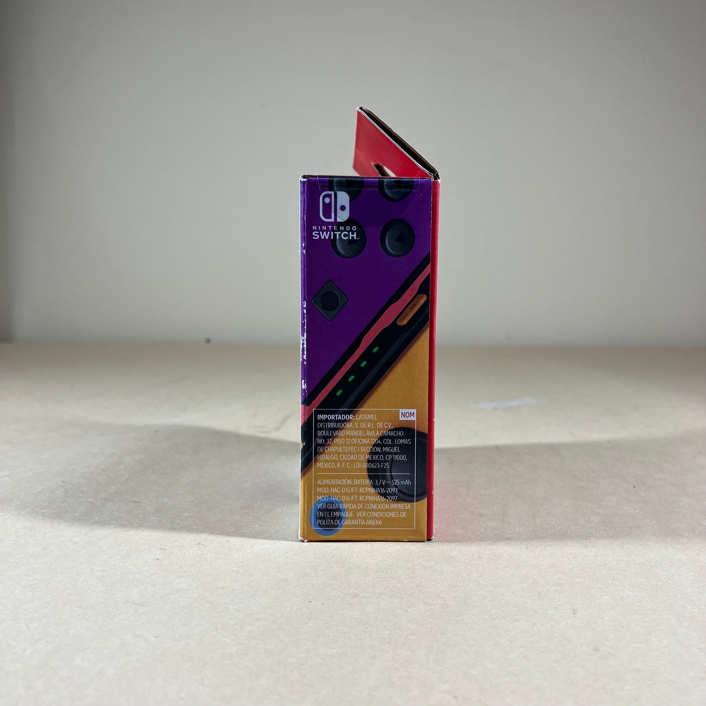 New Nintendo Switch Joy-Con Controller Neon Purple/Neon Orange