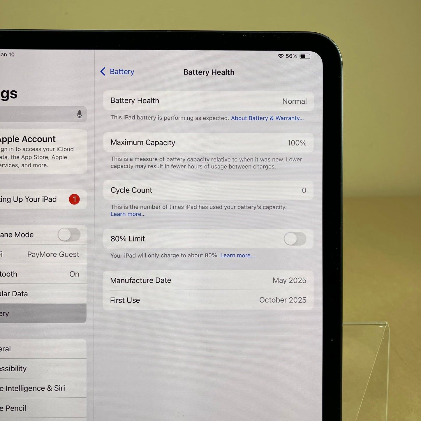 New Unlocked Apple iPad Pro 11" M4 256GB Silver MVW13LL/A