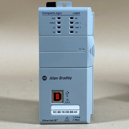 New Allen-Bradley CompactLogix 2 MB ENet Controller 1769-L33ER