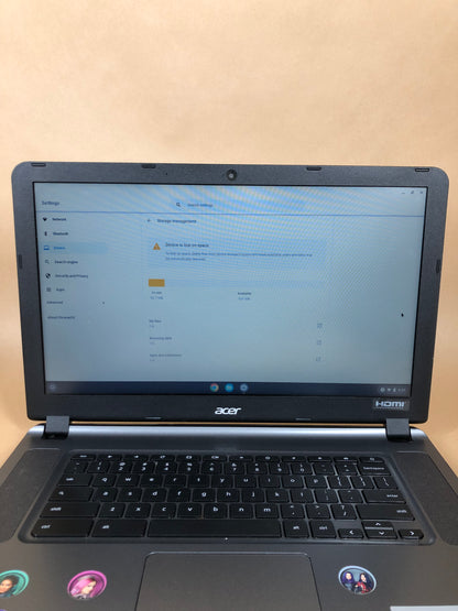 Acer Chromebook 15 CB3-532 15.6" Celeron N4000 1.6GHz 4GB RAM 64GB SSD