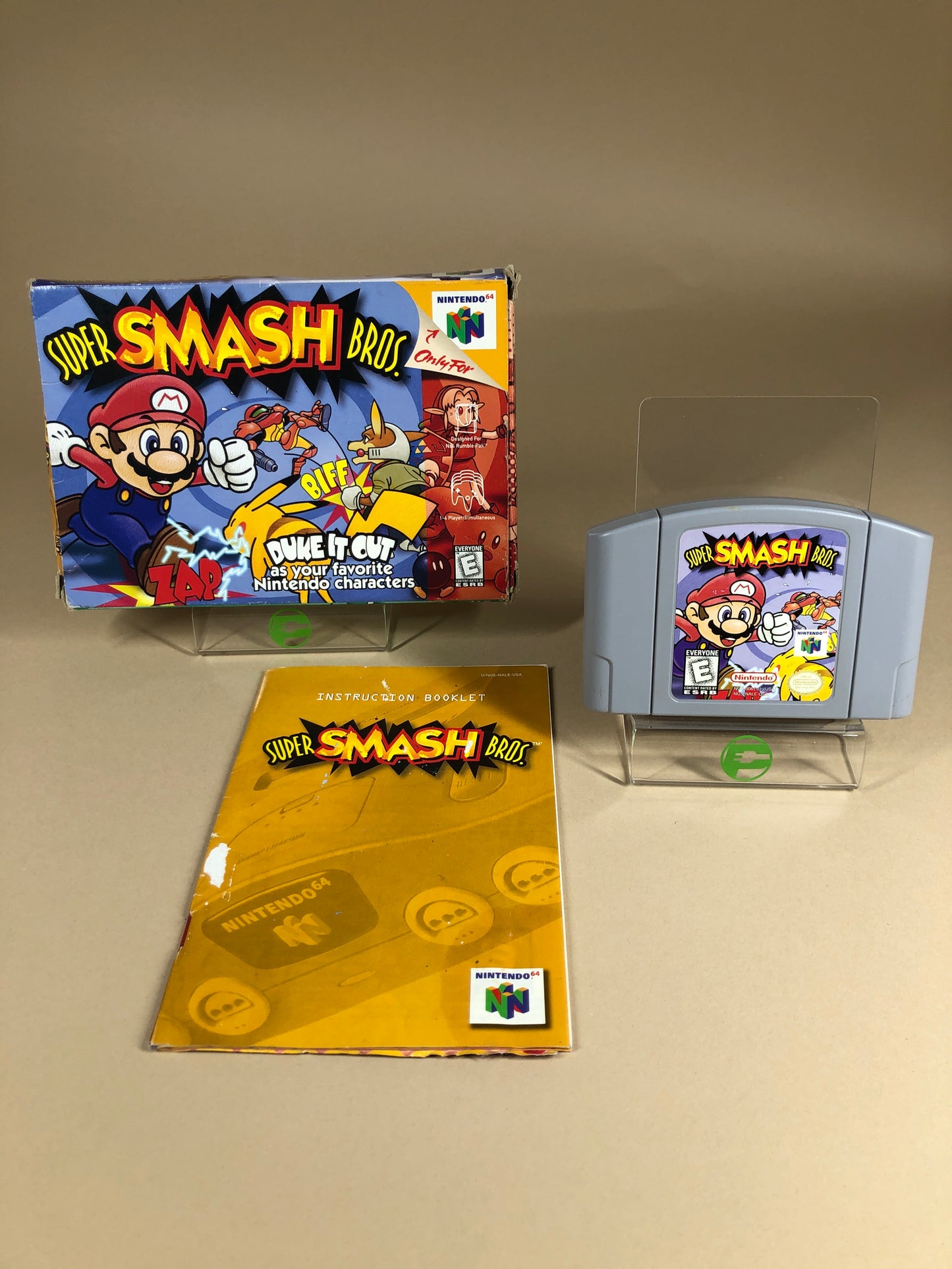 Super Smash Bros. (Nintendo 64 N64, 1999) CIB