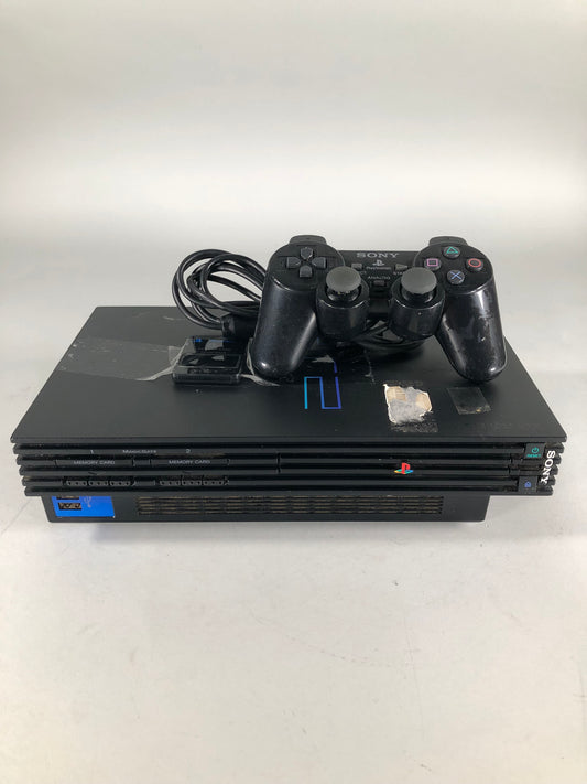 Sony PlayStation 2 Fat PS2 Black Console Gaming System SCPH-50001