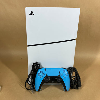 Sony PlayStation 5 Slim Disc Edition 1TB White Console Gaming System CFI-2015