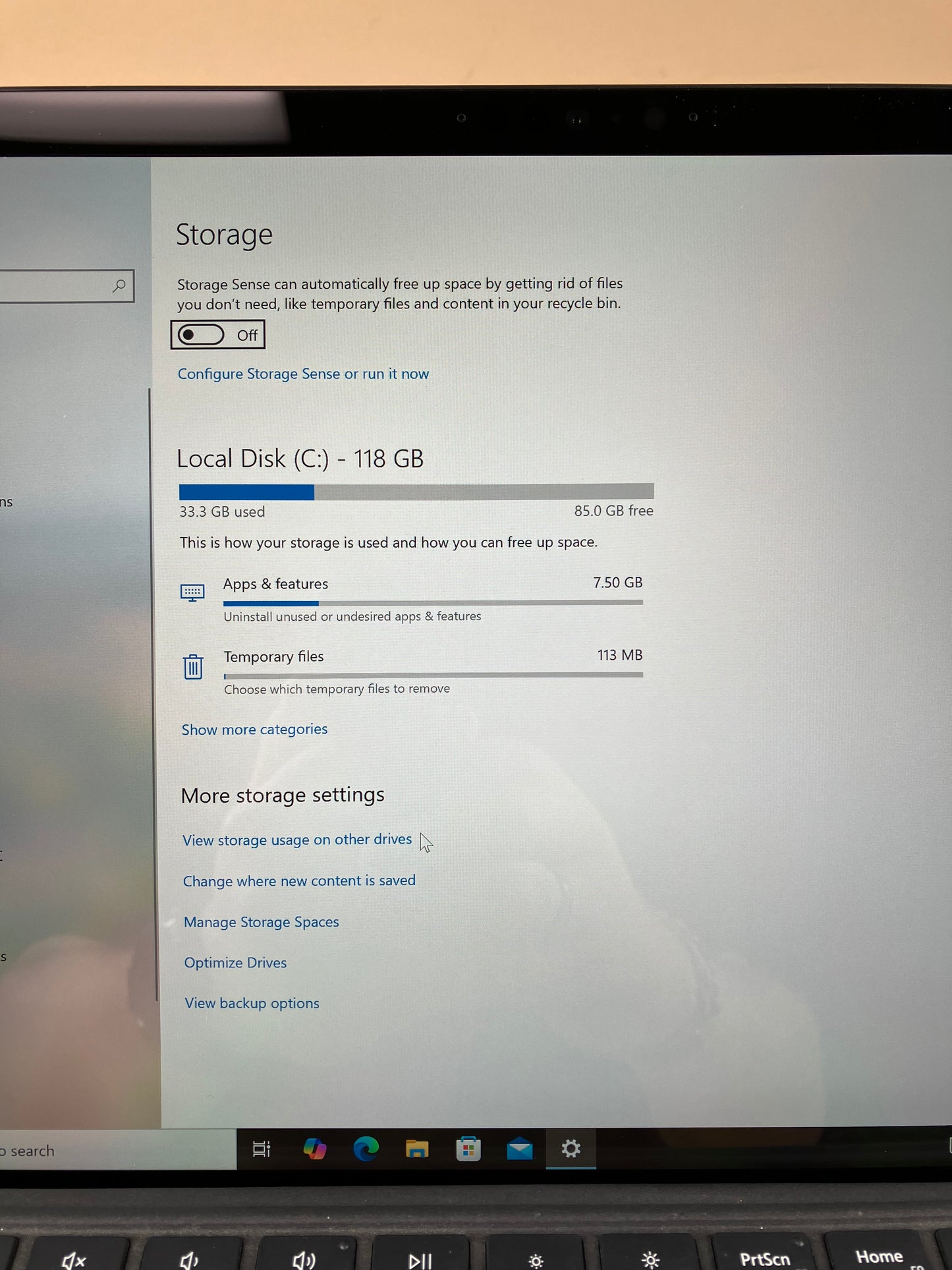 Microsoft Surface Pro X 1876 13" SQ1 3.0GHz 8GB RAM 128GB SSD