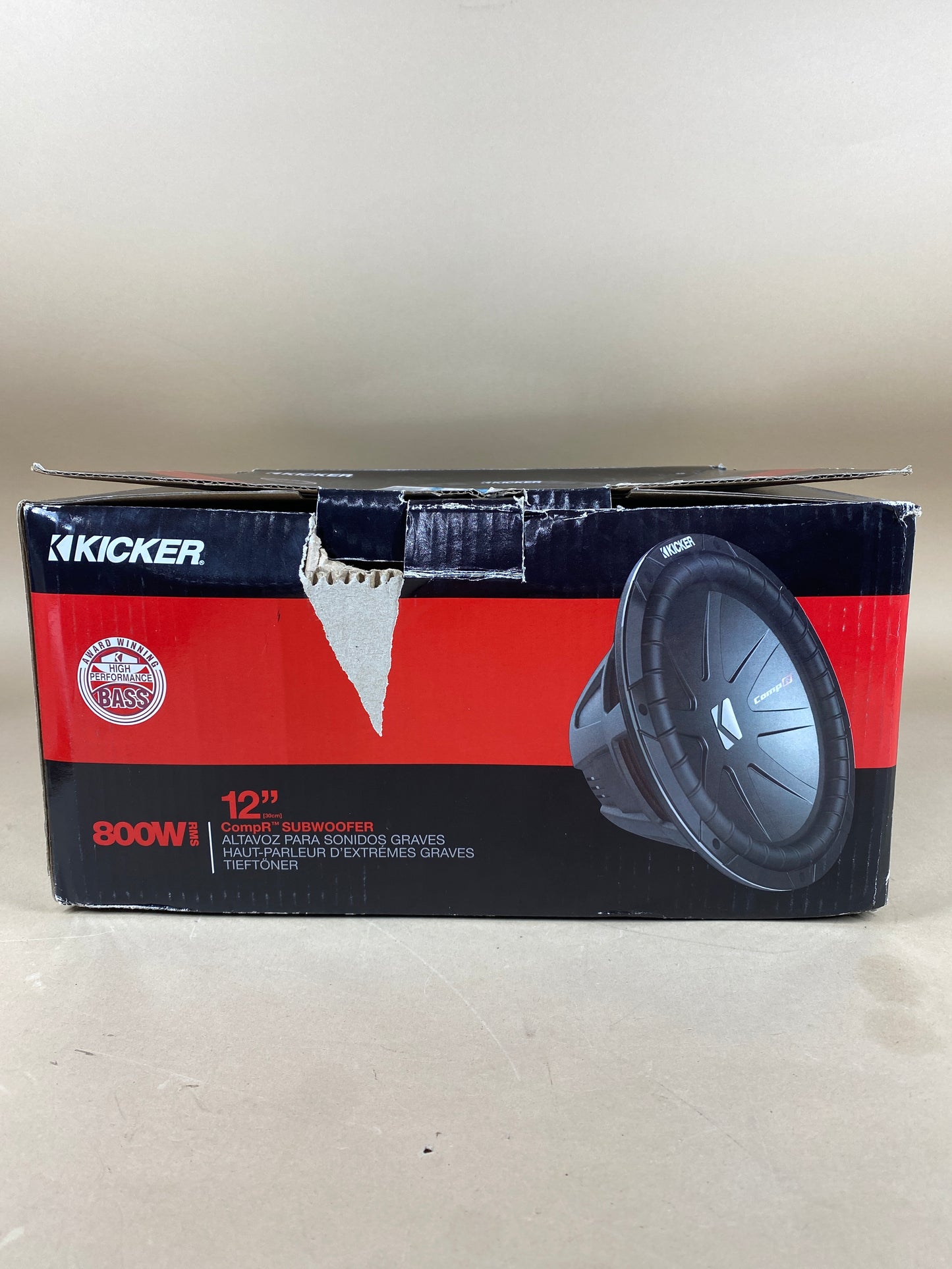 New Kicker Camp R Subwoofer 40cwr122