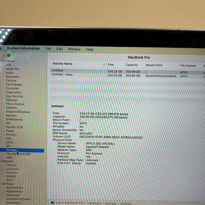 2017 Apple MacBook Air 13.3" i5 3.1GHz 8GB RAM 256GB SSD Space Gray BAD BATT