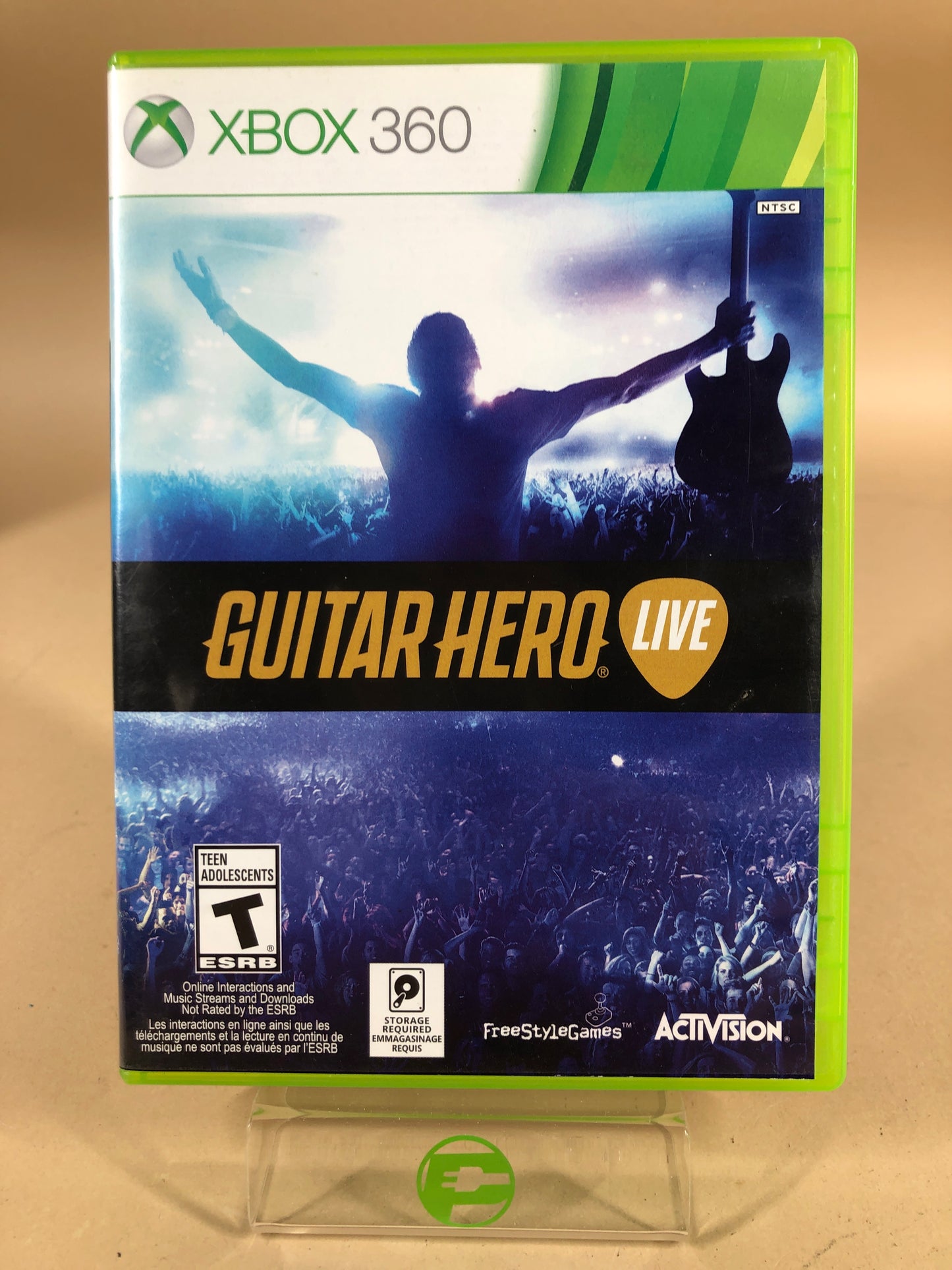 Guitar Hero Live (Microsoft Xbox 360, 2015) W/ GH Live Receiver