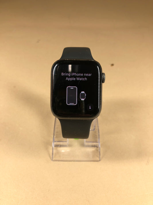 Factory Unlocked Apple Watch SE 1st Gen 44MM Graphite Aluminum Black Band A2354