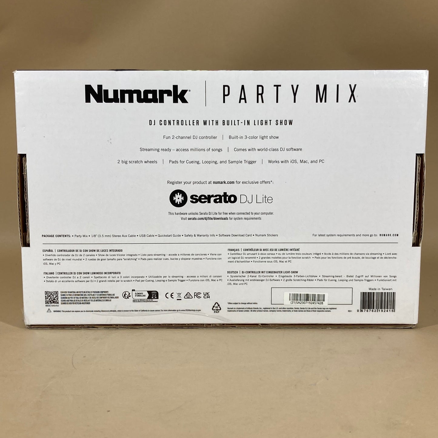 Numark Party Mix 2-Channel DJ Controller