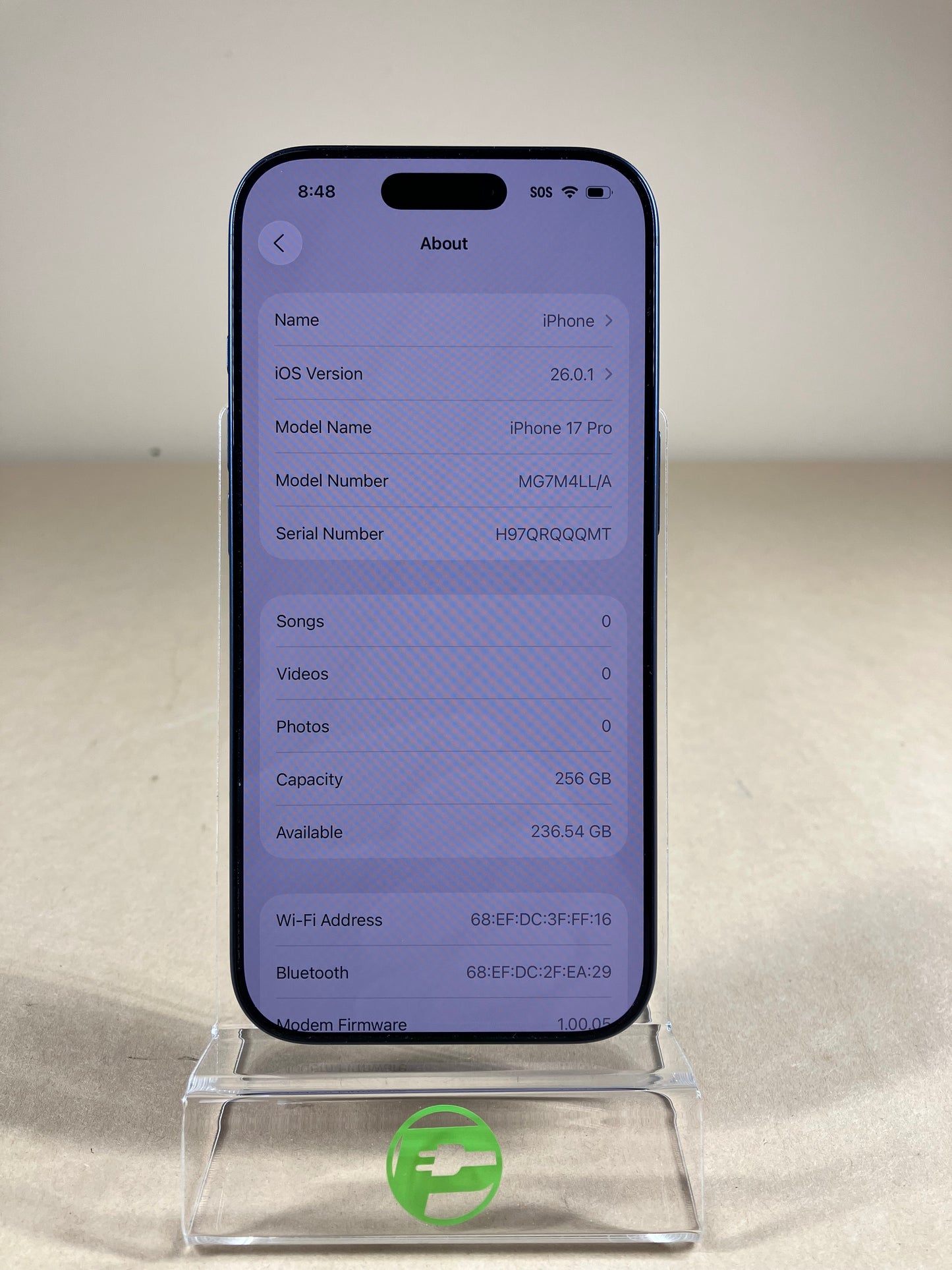 T-Mobile Apple iPhone 17 Pro 256GB Blue MG7M4LL/A