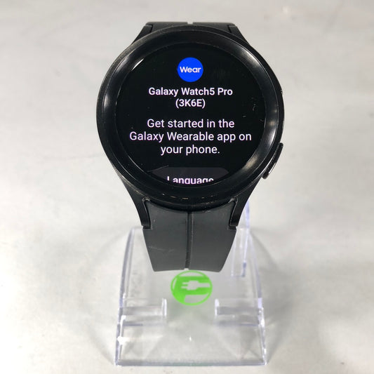 Factory Unlocked Samsung Galaxy Watch5 Pro 45mm Titanium Smartwatch SM-R925U