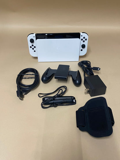 Nintendo Switch Handheld Game Console OLED White and Black