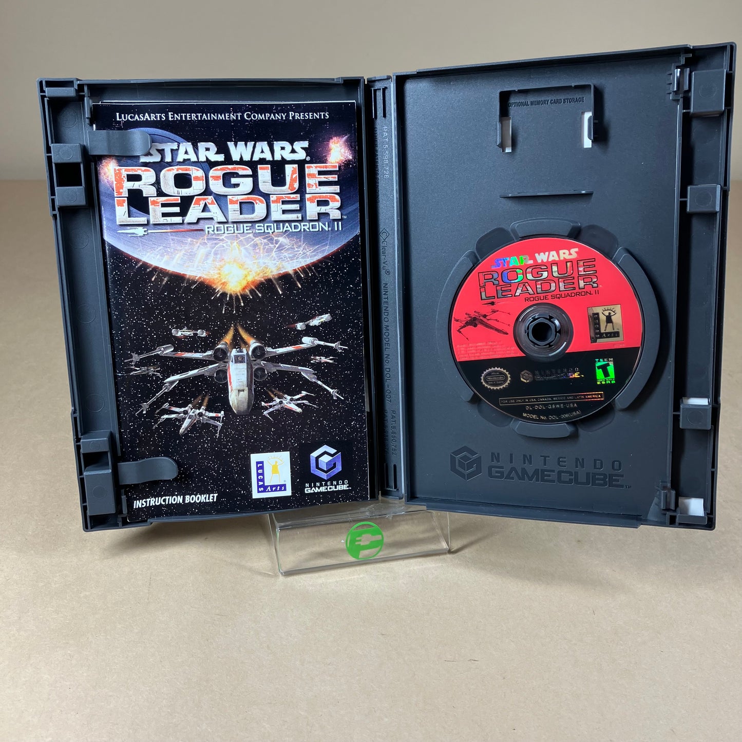 Star Wars Rogue Leader (Nintendo GameCube, 2001) CIB with Reg Card