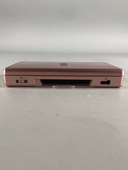Nintendo DS Lite Handheld Game Console USG-001 Metallic Rose Nintendogs