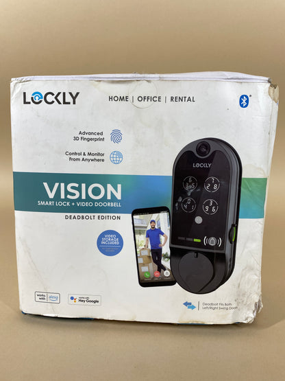 New Lockly Vision Smart Lock and Video Doorbell PGD798