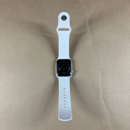 GPS Only Apple Watch Series 9 41MM Gold Aluminum White Sport Band MR8T3LL/A