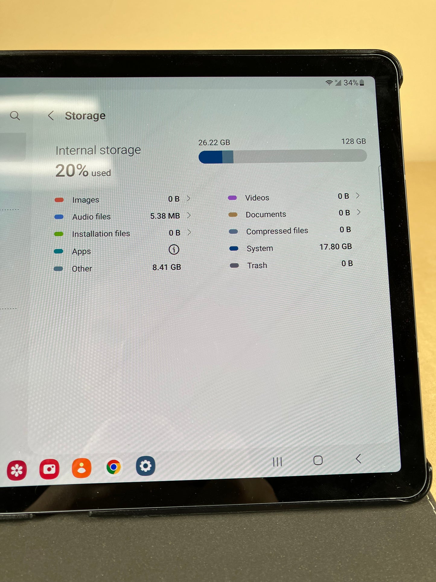 Verizon Samsung Galaxy Tab S6 10.5" 128GB Black SM-T867V With Pen
