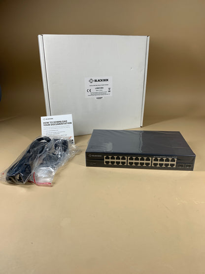 New Blackbox 26 Port Network Switch LGB2126A