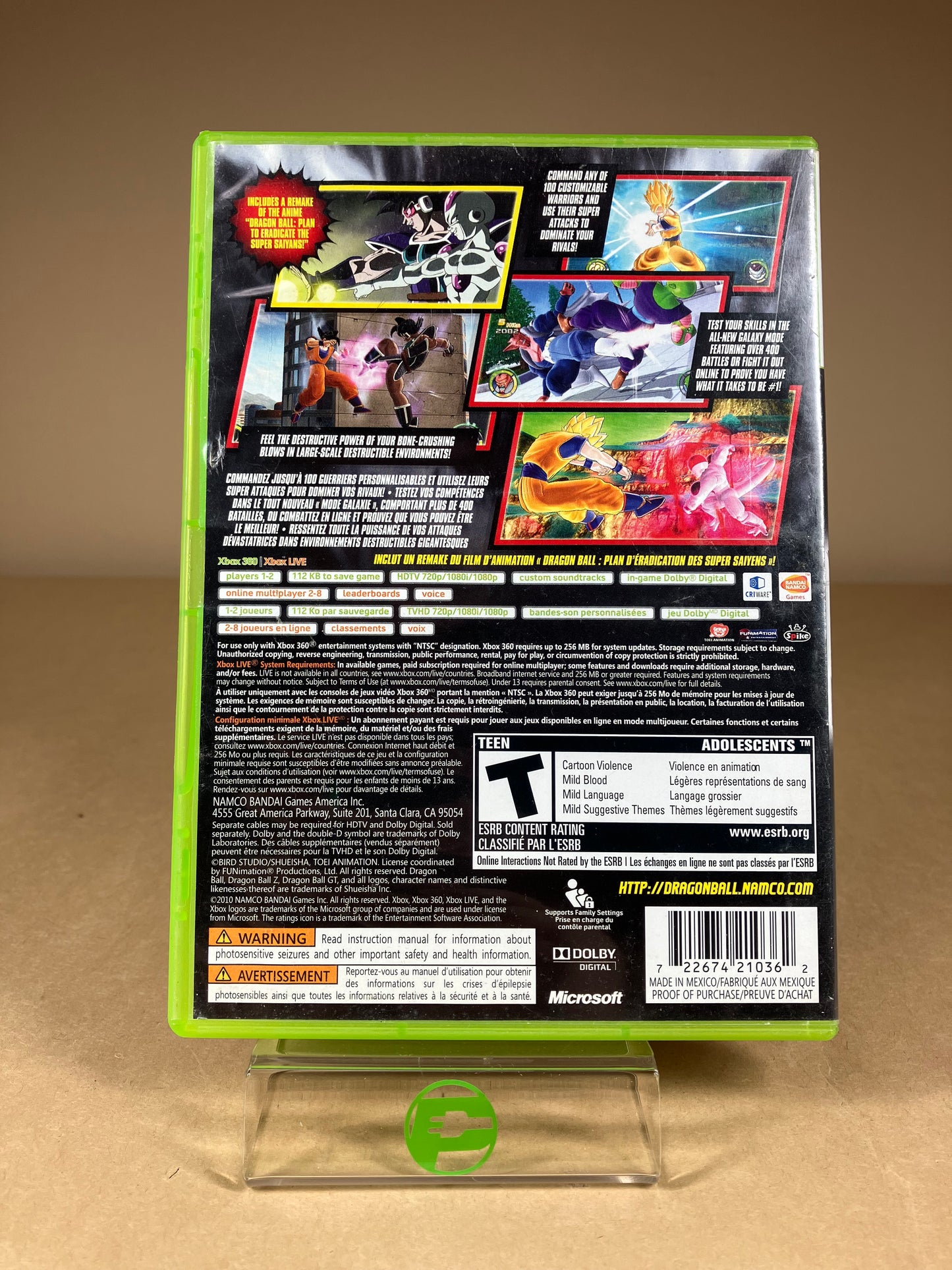 Dragon Ball: Raging Blast 2 (Microsoft Xbox 360, 2010)