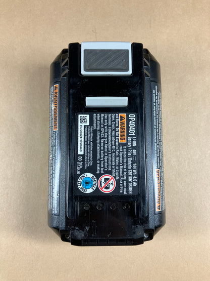 Ryobi 40V Lithium 4Ah Battery 0P40401 With Charger